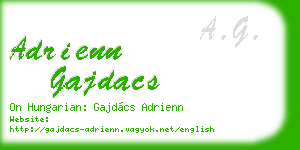 adrienn gajdacs business card