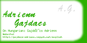 adrienn gajdacs business card